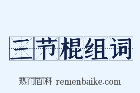 三节棍组词是什么意思的图片